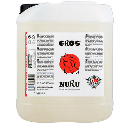 Eros Nuru slippery massage gel pump detail