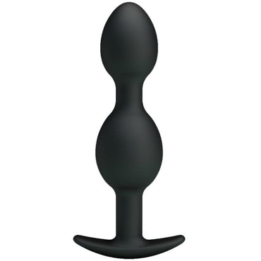Pretty Love - Silicone Anal Balls 12.5 Cm Black