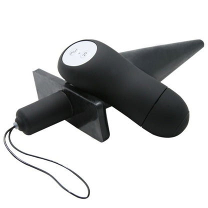 Baile - Dance Butt Anal Plug With Vibration Black