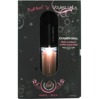 Voulez-Vous - Light Gloss With Effect Hot Cold - Chocolate Fondant Flavour 10 Ml