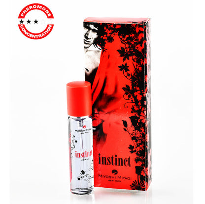 Miyoshi Miyagi Instinct pheromone perfume bottle front view