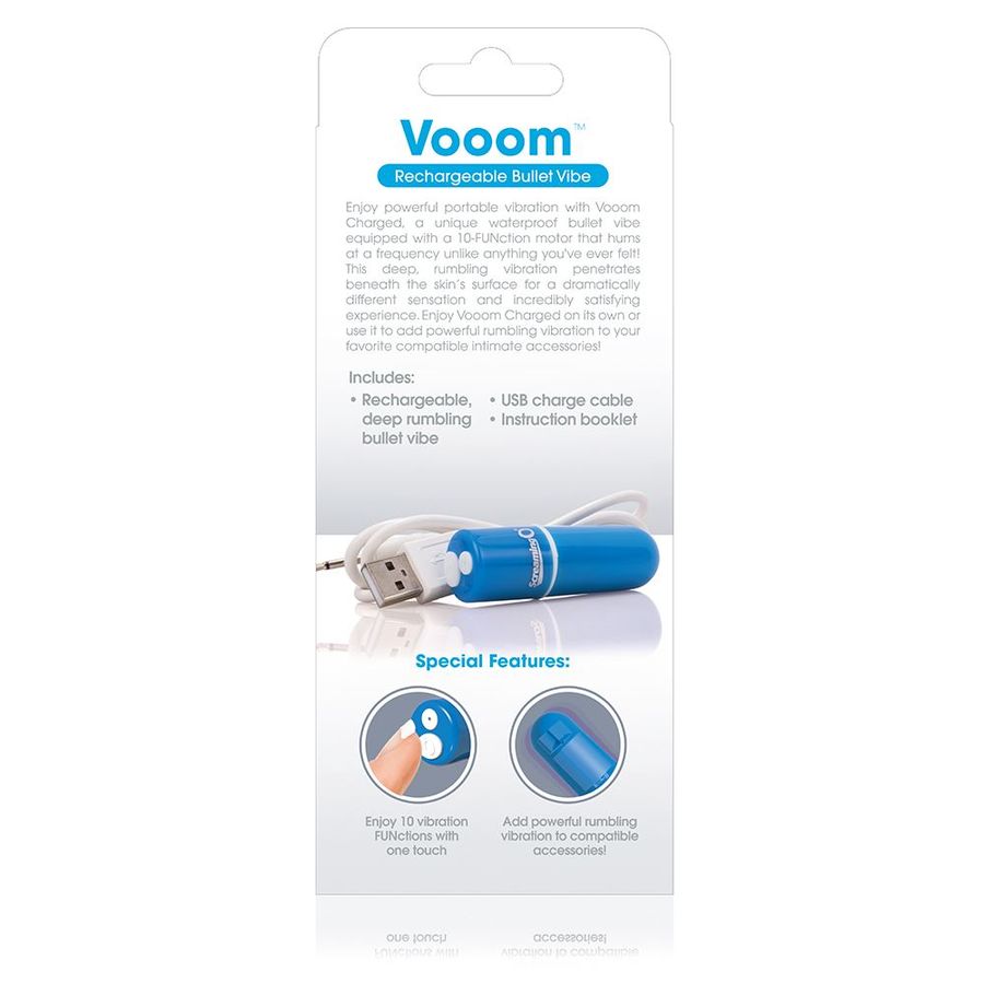 Screaming O - Rechargeable Vibrating Bullet Vooom Blue