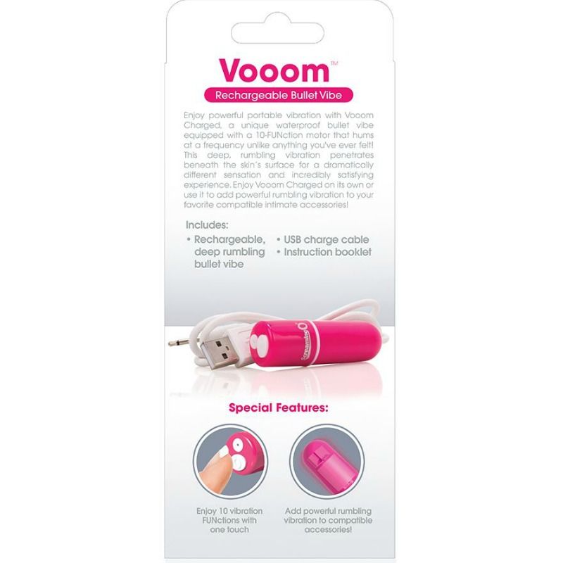 Screaming O - Rechargeable Vibrating Bullet Vooom Pink