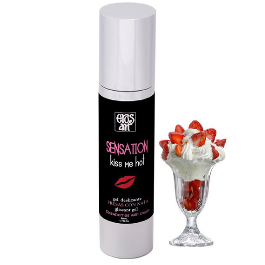 Eros-Art - Sensattion Natural Lubricant Strawberries With Cream 50 Ml