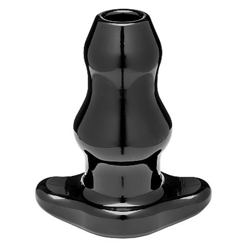 Perfect Fit Brand - Double Tunnel Plug Medium Black