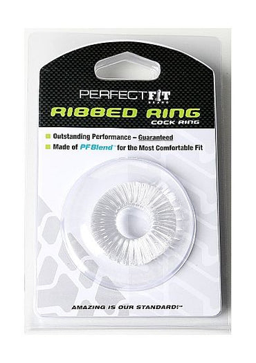 Perfect Fit Brand - Ribbed Ring Clear