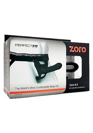 Perfect Fit Brand - Zoro Strap On 6.5 W S/M Waistband Black