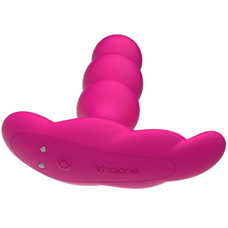 Nalone - Pearl Anal Vibrator Remote Control Black