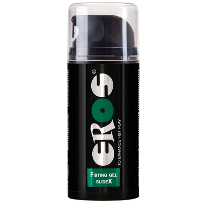 Eros SlideX fisting gel label front view
