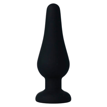 Intense - Anal Plug Pipo M Black Silicone 11 Cm