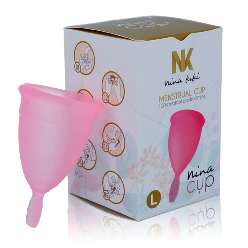 Nina Kik� - Menstrual Cup Pink Size L