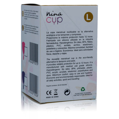 Nina Kik� - Menstrual Cup Pink Size L