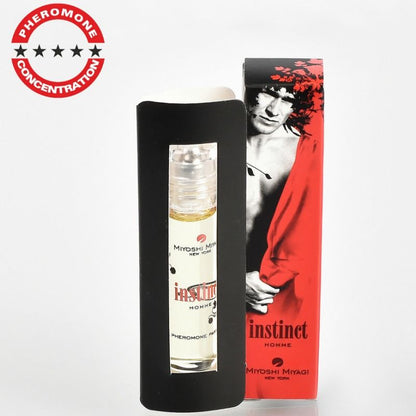 Miyoshi Miyagi Instinct pheromone perfume packaging detail