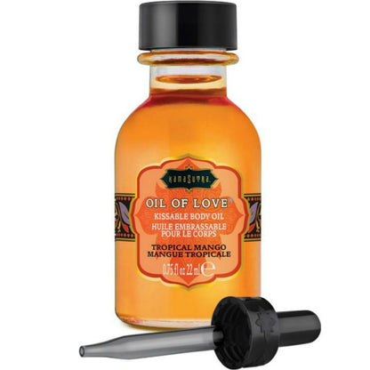Kamasutra Oil of Love Kissable Oil 22ml Lubricant – Lubricants – Mango – product photo 1