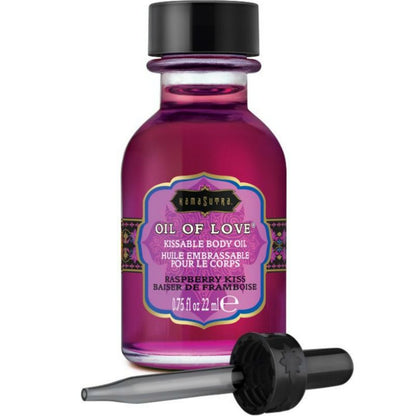 Kamasutra Oil of Love Kissable Oil 22ml Lubricant – Lubricants – Raspberry – product photo 2