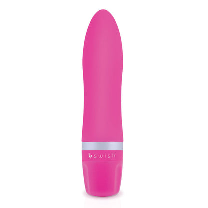 Experience versatile pleasure with the B Swish Bcute Clitoral Stimulator. Compact, submersible, and made with silky silicone. Adjustable vibrations in blue, pink, or purple.13