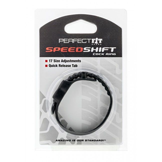 Perfect Fit Brand - Speed Shift Cock Ring Black