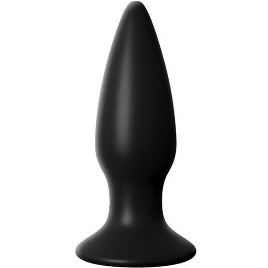 Discover the Anal Fantasy Small Rechargeable Anal Plug. USB rechargeable, Elite silicone, 10 vibration modes, waterproof, and unisex design for ultimate comfort.1