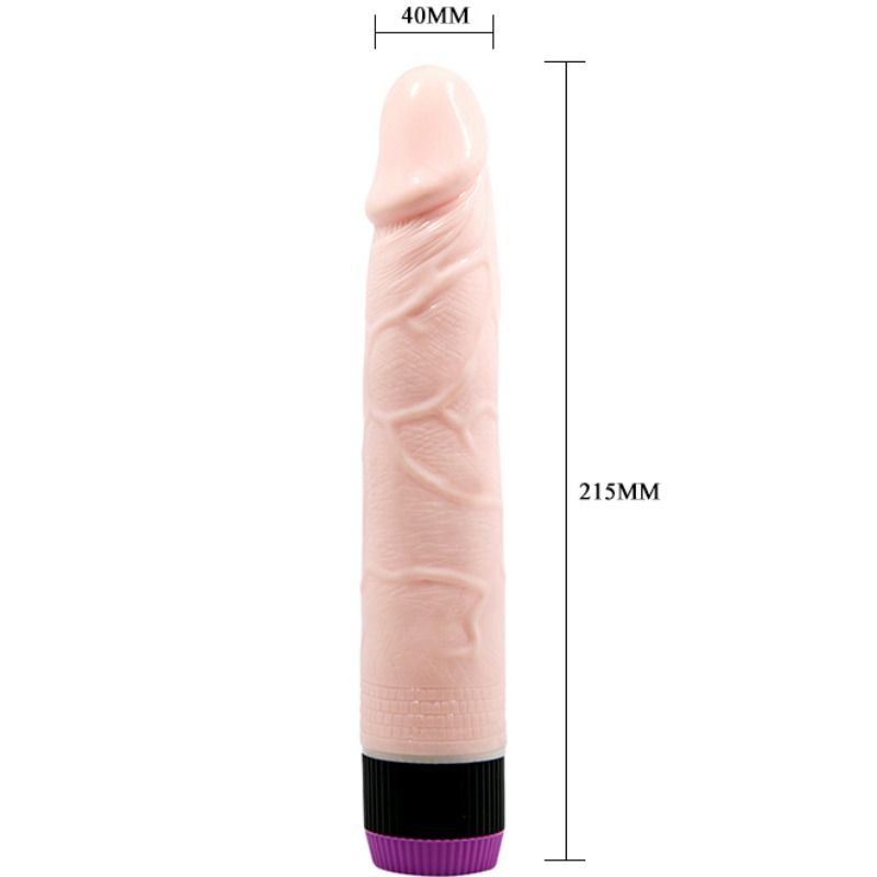 Experience ultimate pleasure with Baile Realistic Vibrator. Ultra-soft TPR material, lifelike design, powerful vibrations, and easy controls. Available in pink, purple, and beige.16