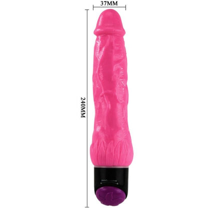 Baile - Colorful Sex Realistic Vibrator Pink 24 Cm