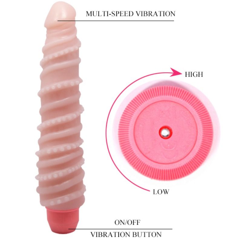 Baile - Flexi Vibe Sensual Spiral Vibrator 19.5 Cm