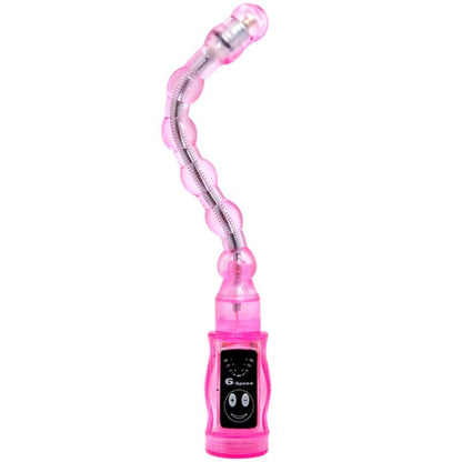 Enjoy flexible anal stimulation with Baile Distortion Butt Beads featuring 6 vibration speeds. Available UK & EU. Order now for thrilling sensations!8