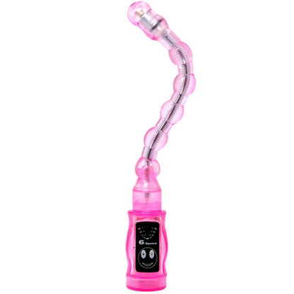 Enjoy flexible anal stimulation with Baile Distortion Butt Beads featuring 6 vibration speeds. Available UK & EU. Order now for thrilling sensations!9