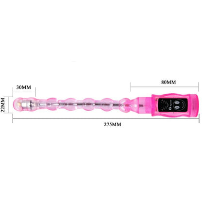 Enjoy flexible anal stimulation with Baile Distortion Butt Beads featuring 6 vibration speeds. Available UK & EU. Order now for thrilling sensations!11