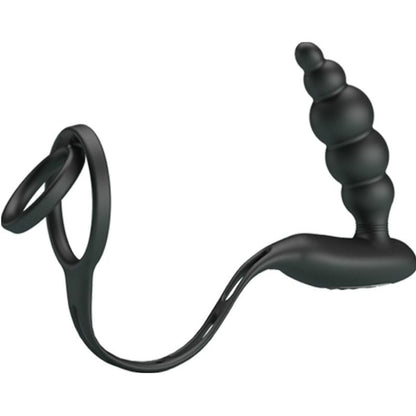 Pretty Love - Penis Rings With Vibrator Plug