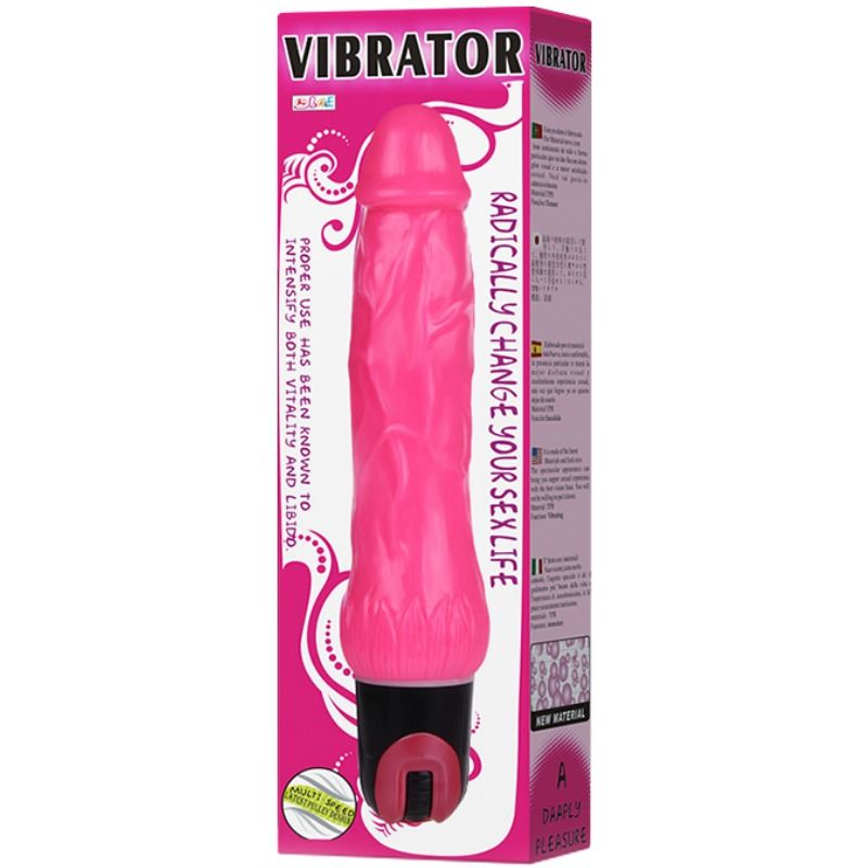 Baile - Vibrator Daaply Pleasure Multispeed Pink