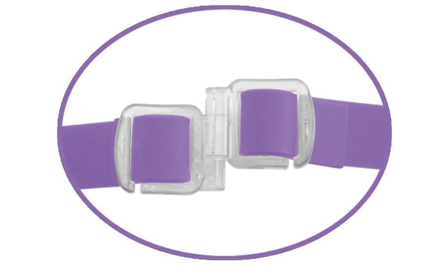 Fetish Fantasy Elite - Vibrating Double Delight Strap-On Purple