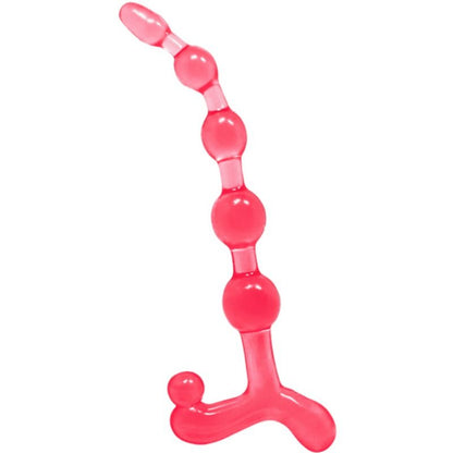 Enhance your anal play with Baile Twist Anal Balls. Flexible, nodulated design crafted from high-quality TPR. Submersible and perfect for beginners or advanced users.2