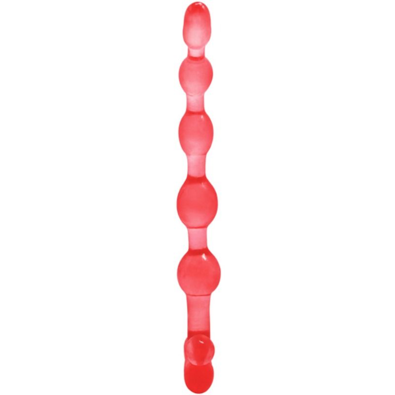 Enhance your anal play with Baile Twist Anal Balls. Flexible, nodulated design crafted from high-quality TPR. Submersible and perfect for beginners or advanced users.4