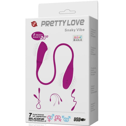 Pretty Love - Smart Snaky Vibe Vibrator 2 Motors