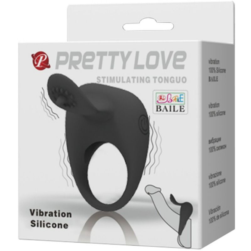 Pretty Love - Vibrating Ring With Tongue