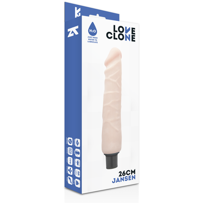 Loveclone - Jansen Self Lubrication Vibrator 26 Cm -O- 4.2 Cm