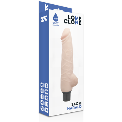 Loveclone - Harald Self Lubrication Vibrator 24 Cm -O- 4 Cm