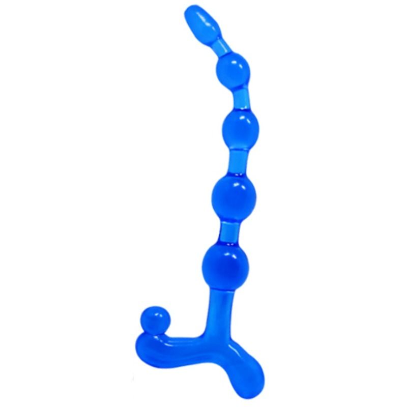 Enhance your anal play with Baile Twist Anal Balls. Flexible, nodulated design crafted from high-quality TPR. Submersible and perfect for beginners or advanced users.8