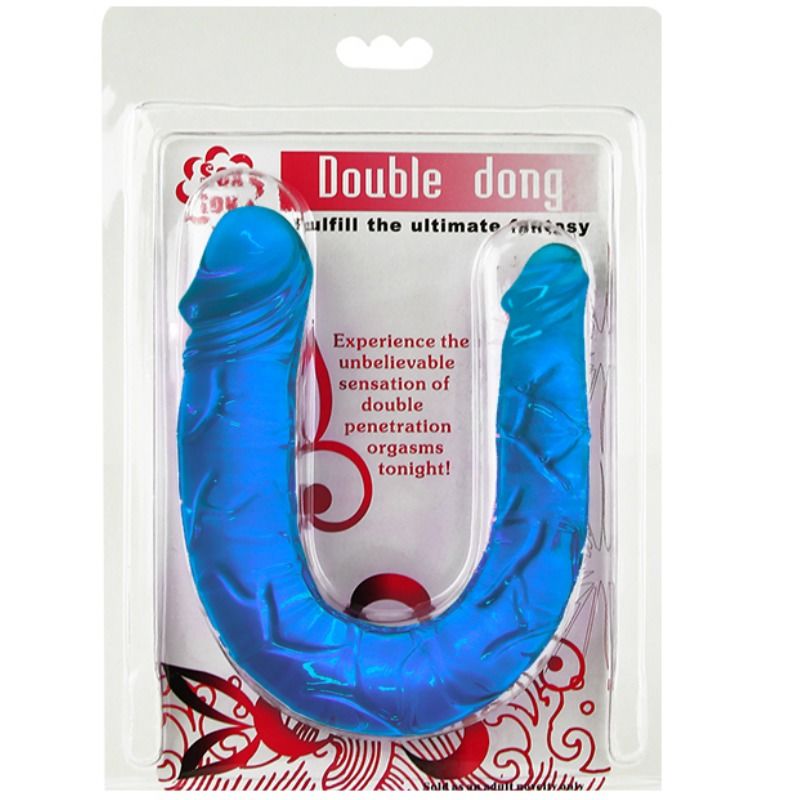 Enjoy dual stimulation with Baile Double Dong Dildo. Compact, textured, and travel-friendly. Ships UK & EU. Order now for versatile pleasure!12
