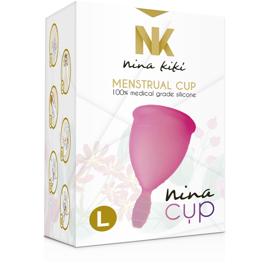 Nina Kik� - Menstrual Cup Pink Size L