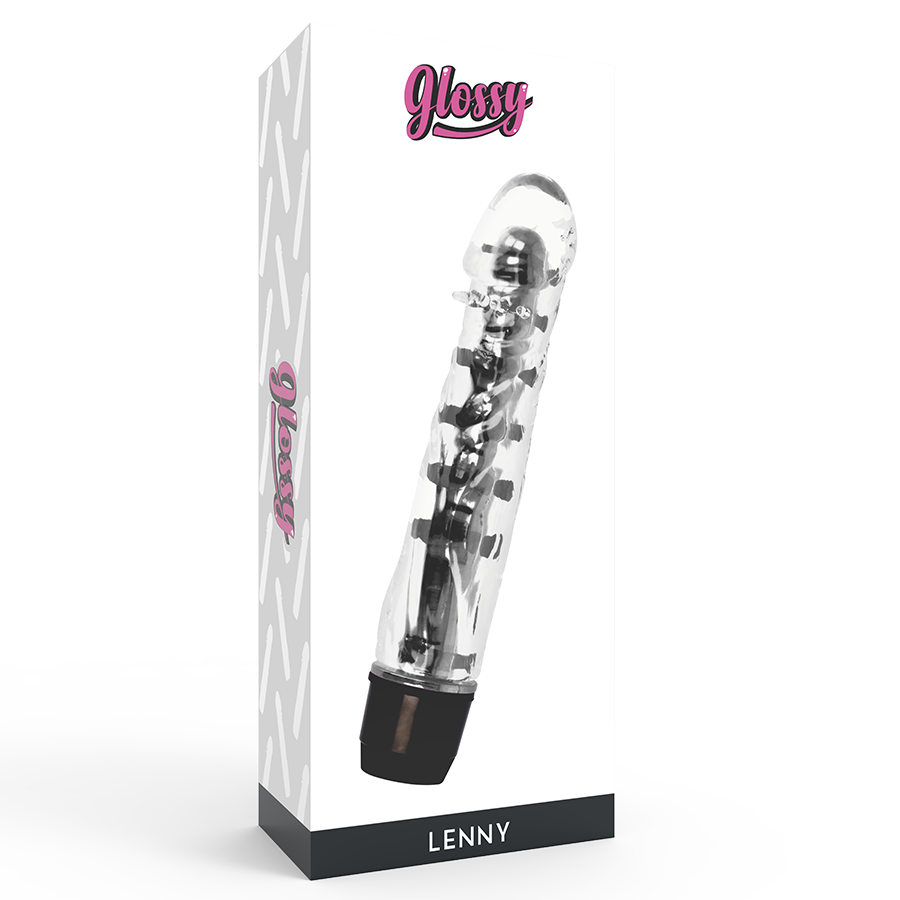 Glossy - Lenny Vibrator Black