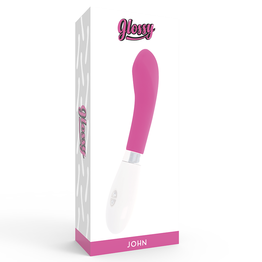 Glossy - John Vibrator Pink