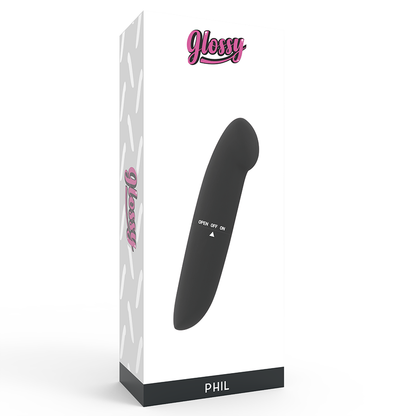 Glossy - Phil Vibrator Black