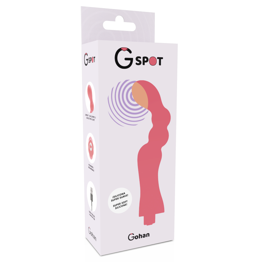 G-Spot -  Gohah Vibrator Light Red