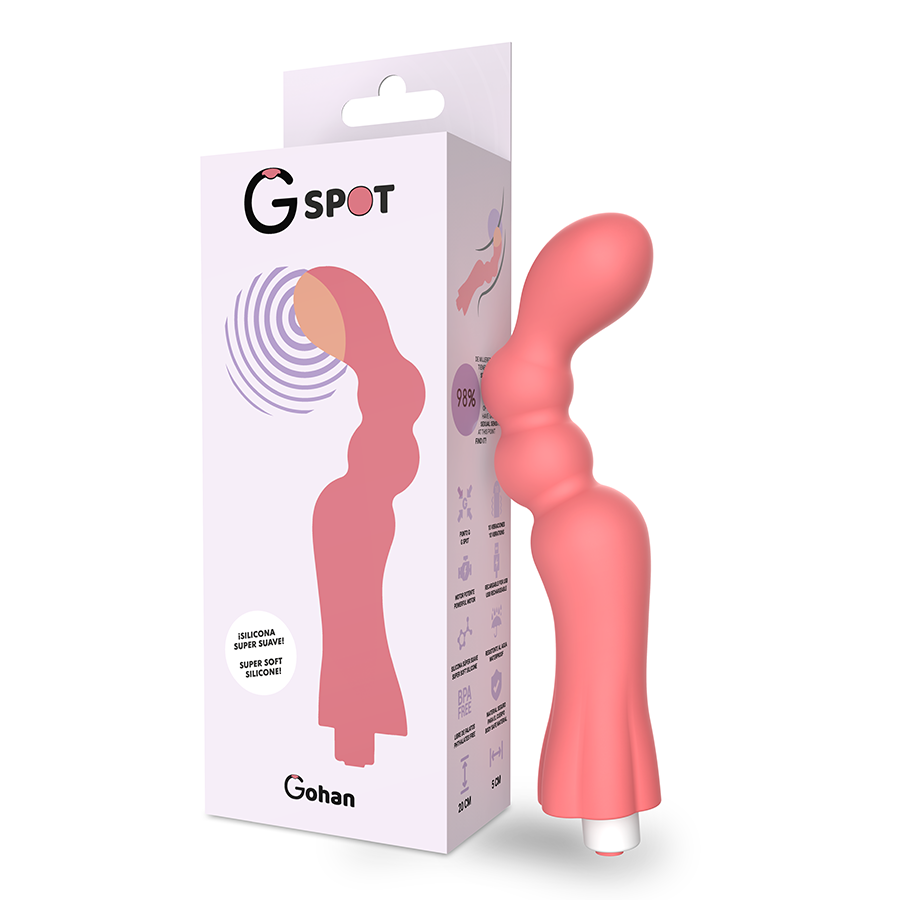 G-Spot -  Gohah Vibrator Light Red