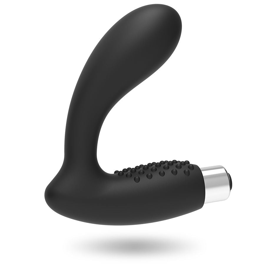 Stimulate your G-spot with Addicted Toys Prostatic G-Spot Vibrator. Rechargeable, waterproof, and made of hypoallergenic silicone for intense and safe pleasure.2