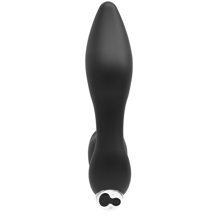 Enhance your pleasure with Addicted Toys Prostatic Vibrator. Rechargeable, waterproof, hypoallergenic silicone, and designed for intense male G-spot stimulation.5