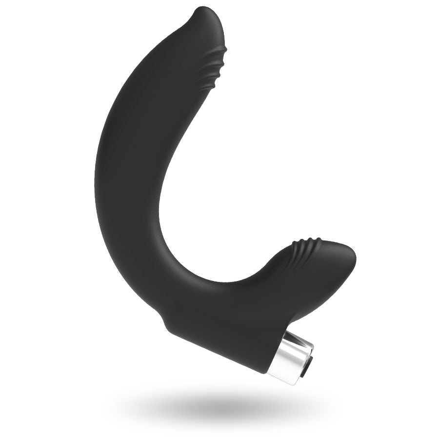 Discover intense male pleasure with Addicted Toys Prostatic Massager Vibrator. USB rechargeable, waterproof, and made of medical-grade silicone for safe and thrilling play.2