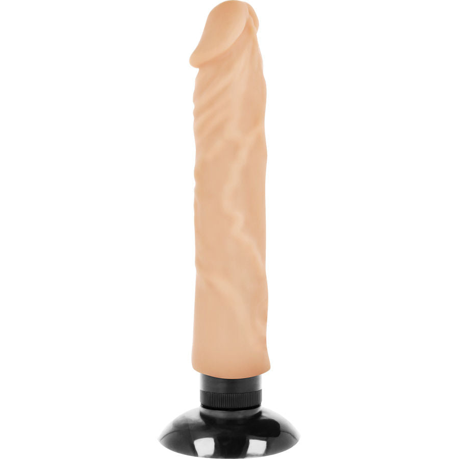 Basecock - Realistic Vibrator 2-1 Flesh 20 Cm -O- 4 Cm