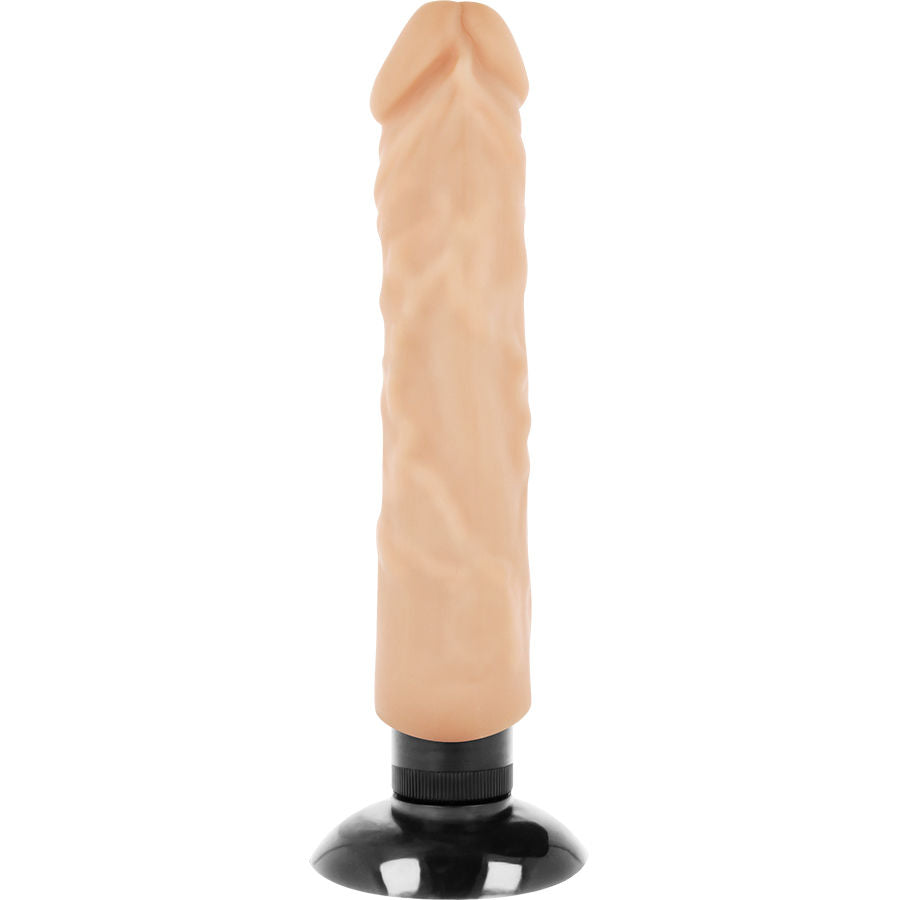 Basecock - Realistic Vibrator 2-1 Flesh 20 Cm -O- 4 Cm